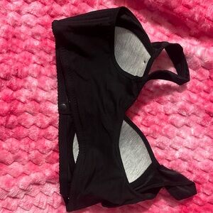 Black Sports Bra
